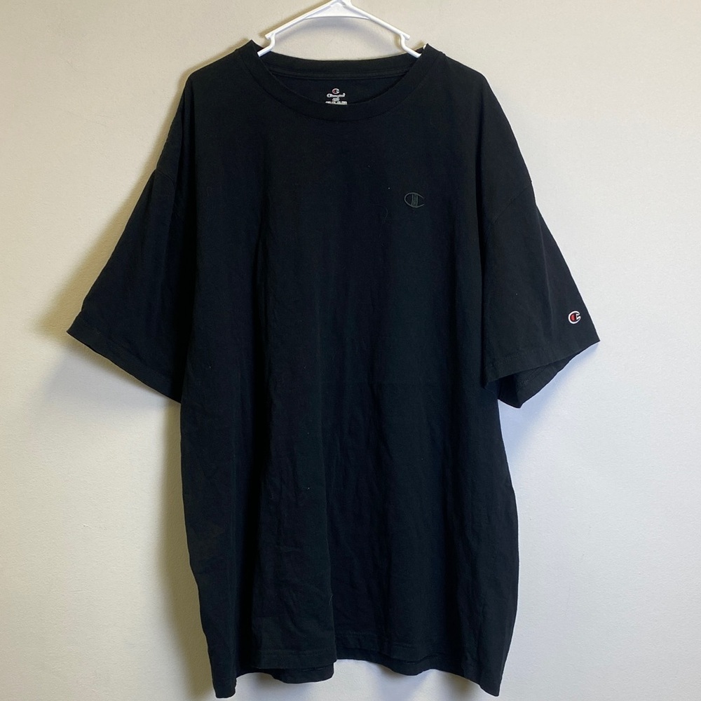 Champion Black Short Sleeve Tee